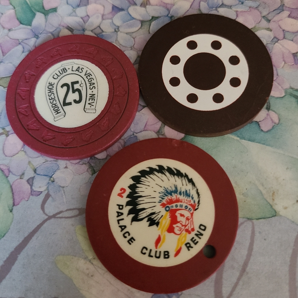 Vintage Casino chips 1930's
